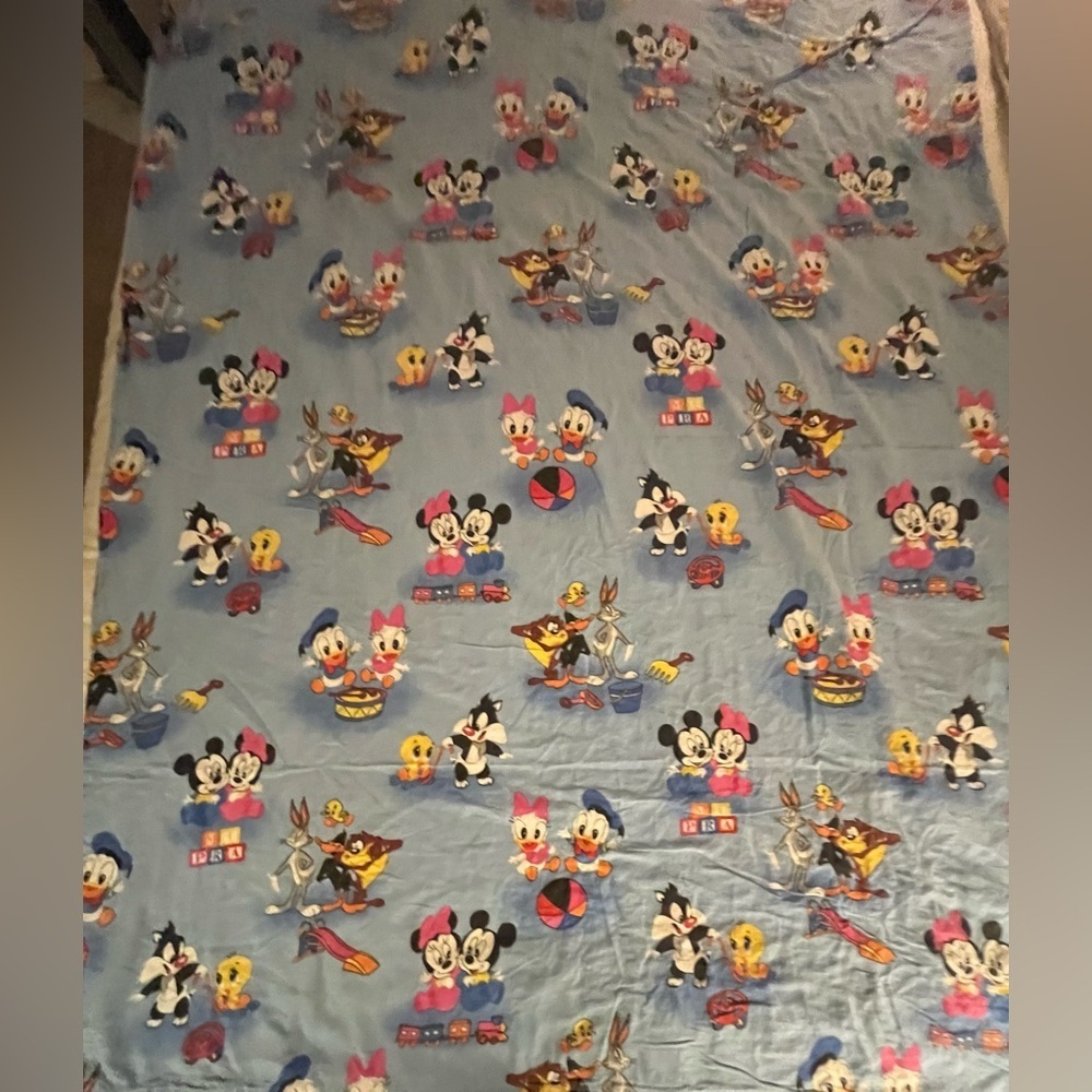 Vintage Looney Tunes Tunes Baby Disney Flannel Duvet Cover Twin